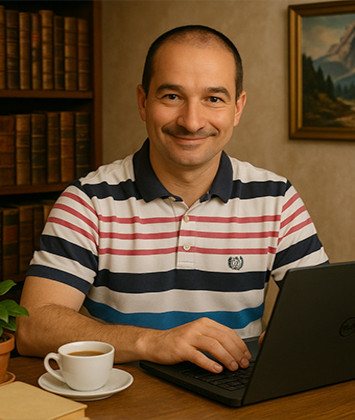Mónus Tamás szerző portréfotója